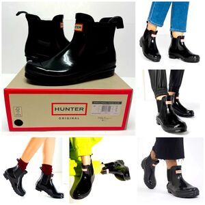 Hunter Original Chelsea Gloss Boots Women’s Size 7 Rain Boots